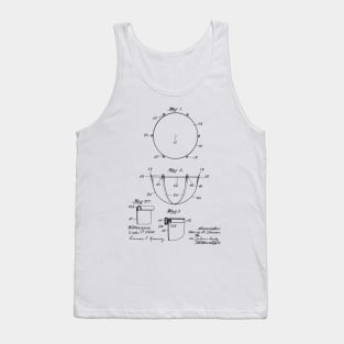 Tuning Device for Timpani Vintage Patent Hand Drawing Tank Top